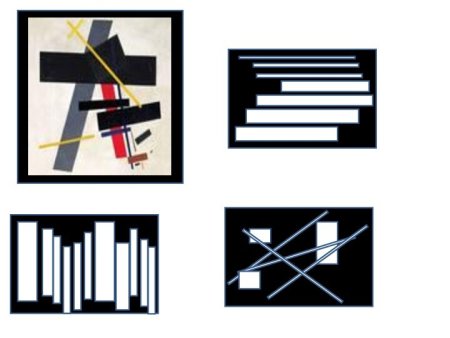 Глубинная композиция с линиями