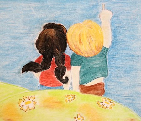 Дружба рисунок для детей