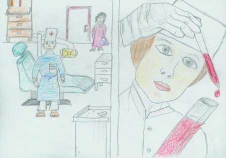Рисунки на тему больница