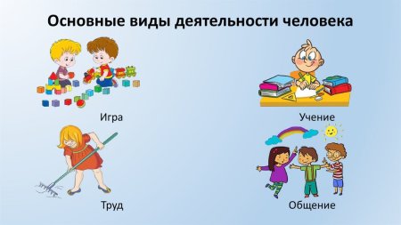 Виды деятельности человека