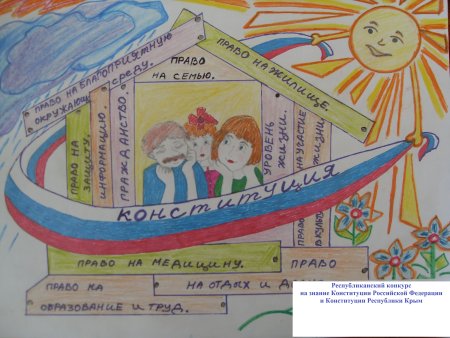Конкурс детского рисунка Конституция глазами детей