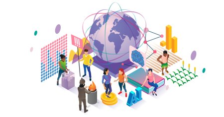 Экономика и социология иллюстрация