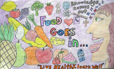 Конкурс рисунков здоровое питание