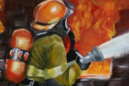 Пожарные и спасатели глазами детей