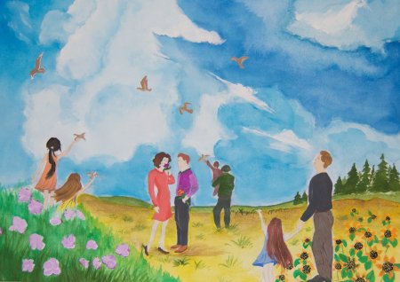 Мир глазами детей рисунки