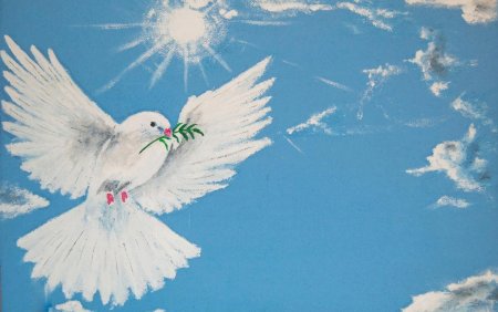 Детские рисунки о мире