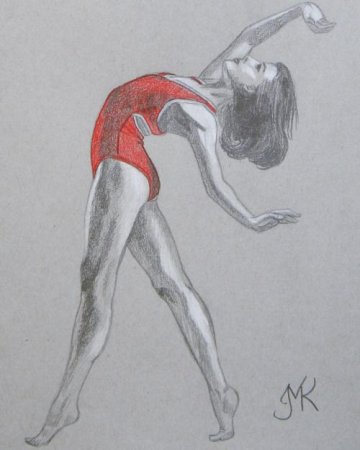 Наброски гимнасток