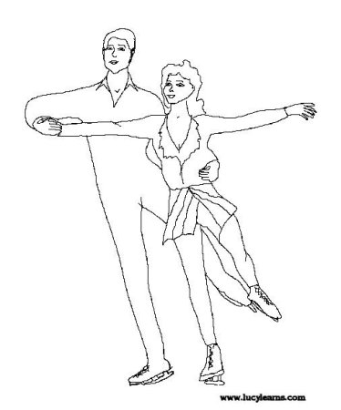 Фигуристы карандашом