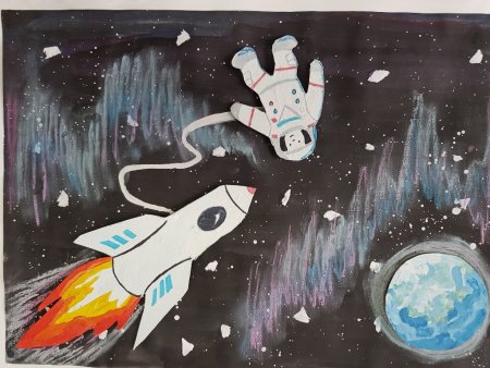 Рисование космос