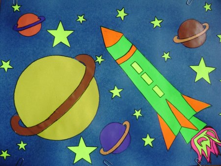 Рисунок на космическую тему