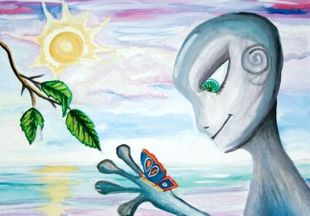 Рисунок на тему фантастика
