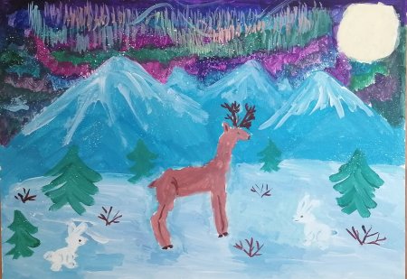 Рисунок на тему народы севера