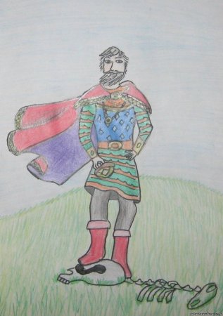 Рисунок князя Олега 4 класс