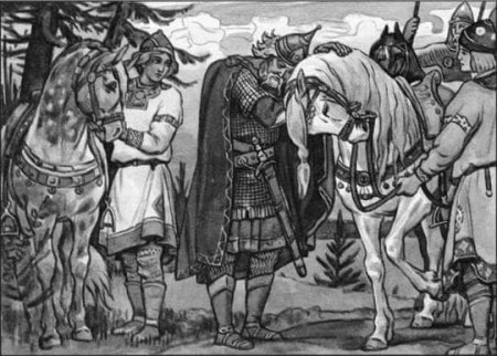 Художник в.м. Васнецов князь Олег