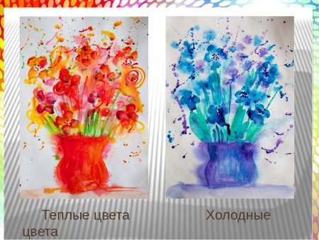 Теплые и холодные цвета