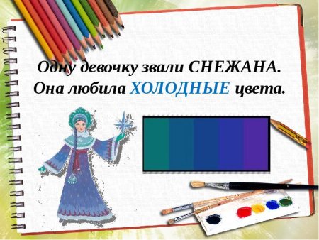 Теплые и холодные цвета презентация