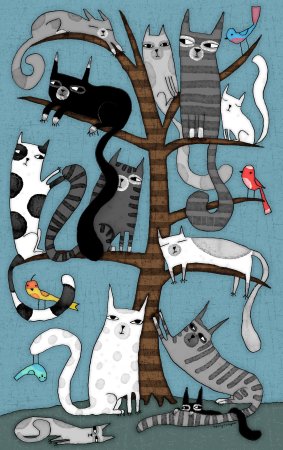 Terry Runyan кошачье дерево