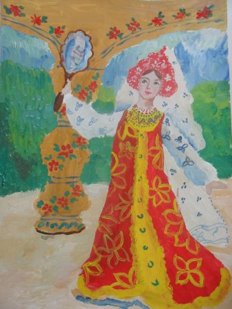 Царевна рисунок