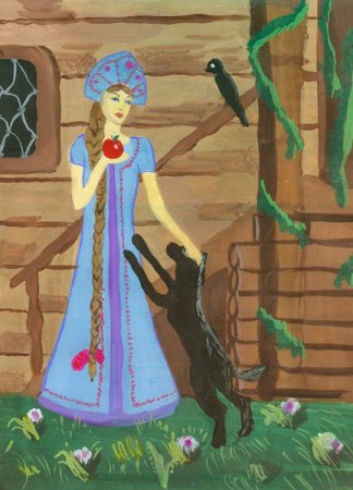 Иллюстрации к сказке спящая Царевна и семь богатырей