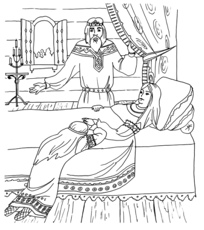 Сказка о мертвой царевне и семь богатырей мать