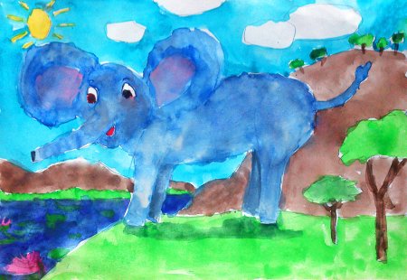 Рисование на тему зоопарк