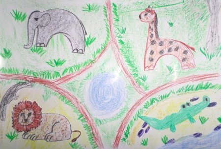 Рисунок на тему зоопарк