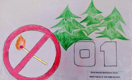 Рисунок по пожарной безопасности