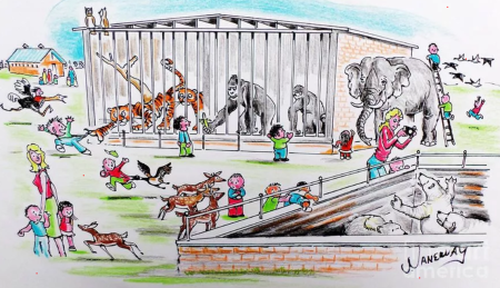 Композиция на тему зоопарк