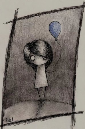 Рисунки карандашом грустные