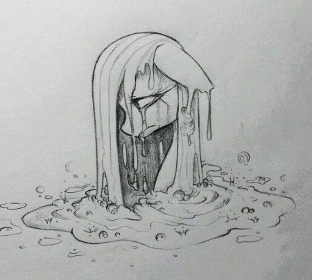 Печальные рисунки карандашом