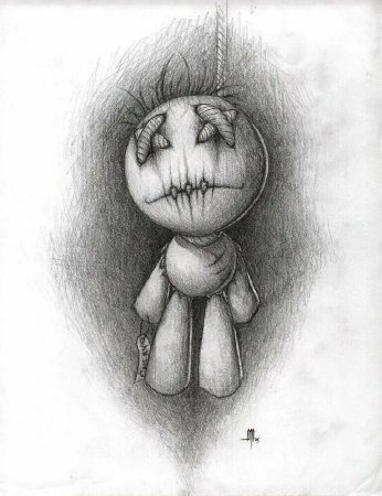 Жуткие рисунки карандашом