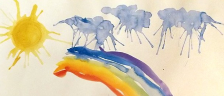 Пятно кляксография для детей