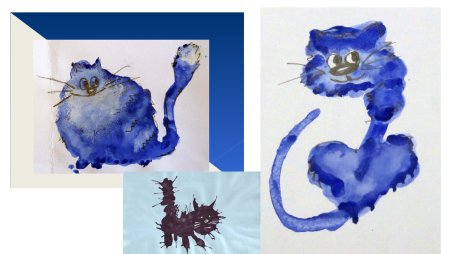 Кляксография рисование животных