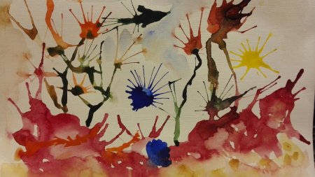 Кляксография техника рисования для детей