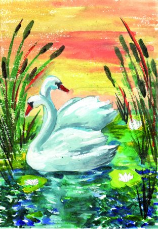 Природа Астраханского края рисунки