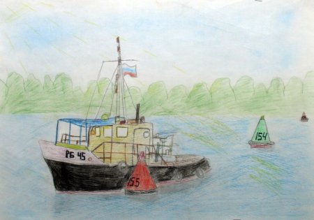 Астрахань рисунок детский