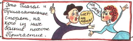 Схема о причастии рисунок