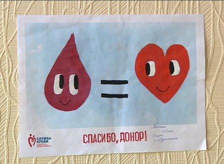Плакат ко Дню донора крови