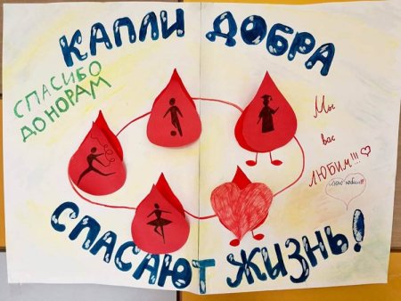 Донорство крови рисунки