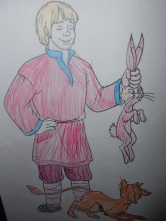 Сказка о попе и работнике его Балде нарисовать