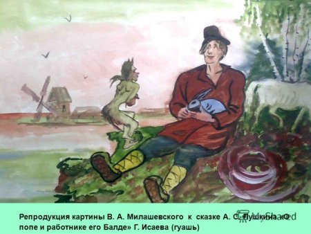 Сказка о попе и работнике его Балде Милашевский