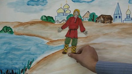 Сказка о попе и работнике его Балде иллюстрации легкие