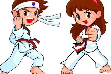 Боевые искусства силуэт