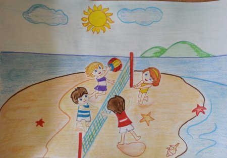 Летние каникулы рисунок