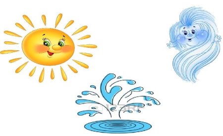 Рисование солнце воздух и вода
