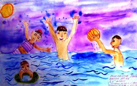 Рисунок на тему солнце воздух и вода