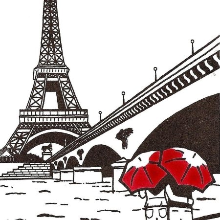 Париж карандашом
