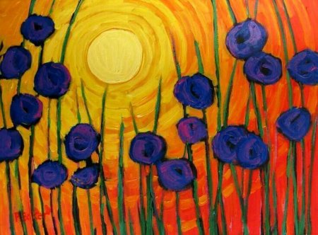 Контрастные цвета в живописи