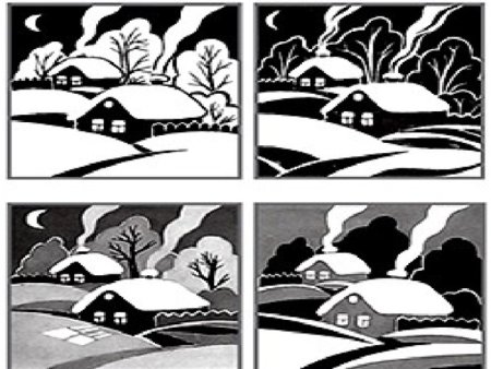 Рисунок в ахроматических цветах