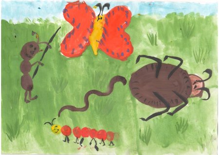 Рисунок помощники муравьишки